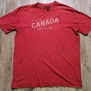Vintage Fossil "Canada"‎ T-shirt size XL.